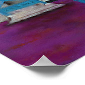 フィリーインプレッション(Ben Franklin Bridge at Dusk) ポスター (角)