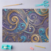 フィリーグリーらせん状ティッシュペーパー 薄葉紙 (クラフト)