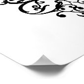 フィリーグリー黒 ポスター (角)