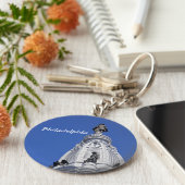 フィリーシティホールキーチェーン キーホルダー (側面)