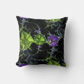 フィリースパイラルフラクタル – シームレスパターン1 クッション (正面)