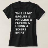 フィリースポーツチームに行け！T-シャツ Tシャツ (デザイン正面)