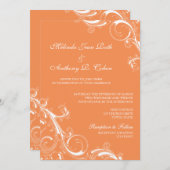 フィリースワールオレンジ 招待状 (正面/裏面)