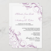 フィリースワールバイオレット 招待状 (正面/裏面)