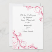 フィリースワールピンク 招待状 (裏面)