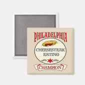 フィリーチーズステーキチャンプ マグネット (正面/裏面)