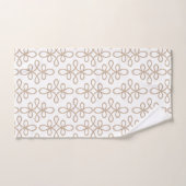 フィリーパターンスタイリッシュエレガント バスタオルセット (ハンドタオル)