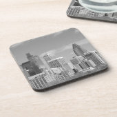 フィリー超高層ビル白黒 コースター (左側)