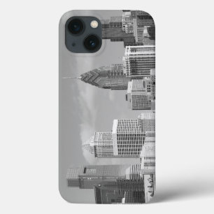 フィリー超高層ビル白黒 iPhone 13ケース