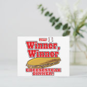 フィリー野球優勝者チーズステーキディナー ポストカード (スタンド正面)