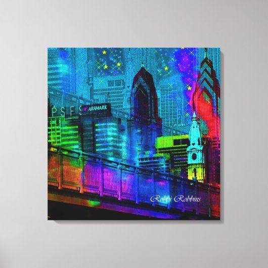 フィリー・アット・ナイト キャンバスプリント (正面)