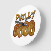 フィリー! ラウンド壁時計 (傾斜)
