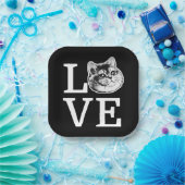 フィリー・ラブキャット ペーパープレート (パーティー)