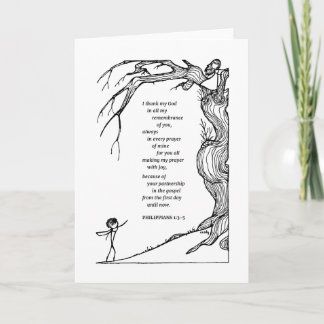 フィリ感謝していピア人 サンキューカード