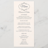 フィリ素朴グ結婚リー メニュー (正面)