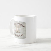 フィリ間抜けー・フィラデルフィア・リバティ・ベル・スローガンで コーヒーマグカップ (正面左)