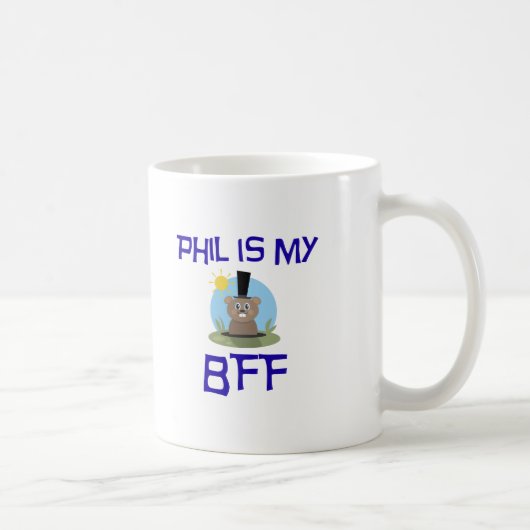 フィルは私のBFFです コーヒーマグカップ (右)