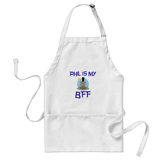フィルは私のBFFです スタンダードエプロン (正面)