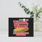 フィルウィーナー生意気なチーズステーキディナー ポストカード (スタンド正面)