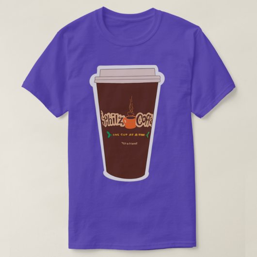 フィルズ・コーヒー(2)  Tシャツ (デザイン正面)