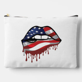 フィルタリングされていない星条旗 アクセサリーポーチ