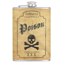 フィルターなし毒 – ダークゴシック風ユーモア フラスク