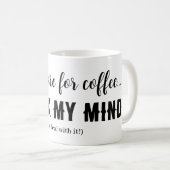 フィルターはコーヒー…私の心話にある！ コーヒーマグカップ (正面右)