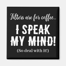 フィルターはコーヒー…私の心話にある! マグネット