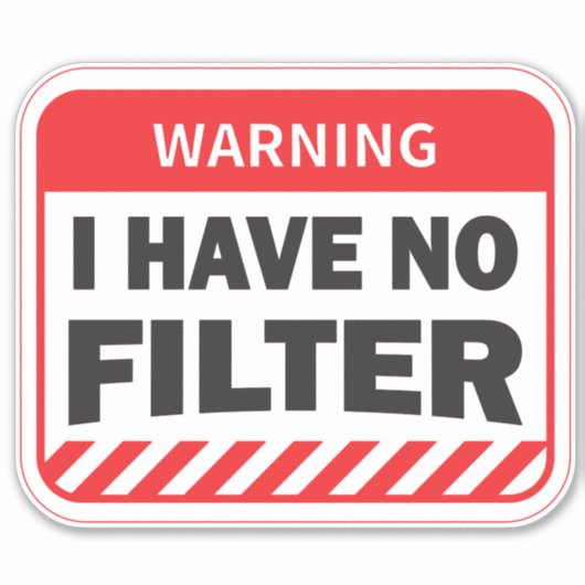 フィルターシールが無い シール (正面)