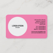 フィルターフラワー – ピンク#FF7FB2 名刺 (裏面)
