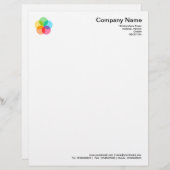 フィルターフラワー レターヘッド (正面/裏面)