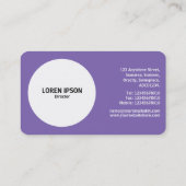 フィルターフラワー – 紫#7F66B2 名刺 (裏面)