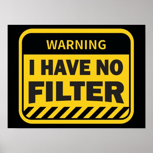 フィルターポスターがない ポスター (正面)