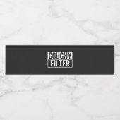 フィルター咳 ペットボトルラベル (シングルラベル)