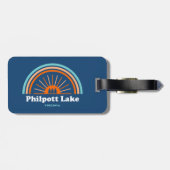 フィルポットレイクバージニアレインボー ラゲッジタグ (裏面横)