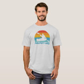 フィルポット湖 バージニア州 カヤック Tシャツ (正面フル)