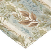 フィルマイセージ&ブラウン離れの上ストライプ ショートテーブルランナー (コーナー)