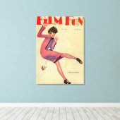 フィルムおもしろいマガジンカバー キャンバスプリント (インサイチュ (ウッドフロア))