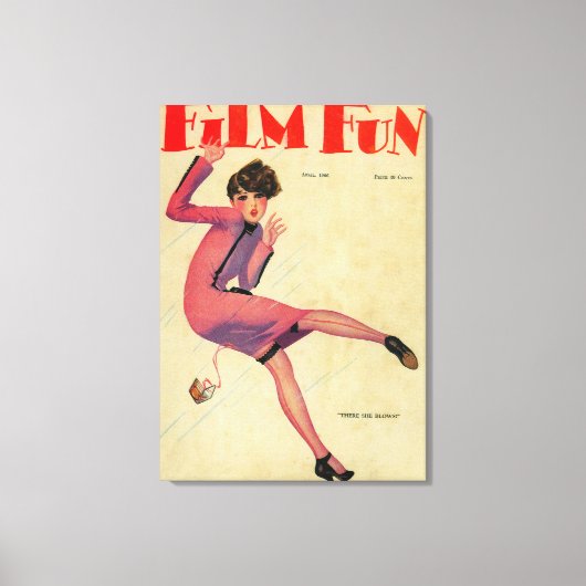 フィルムおもしろいマガジンカバー キャンバスプリント (正面)