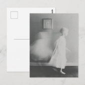 フィルムに捉えられたゴースト ヴィンテージ写真 ポストカード (正面/裏面)