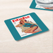 フィルムのおもしろいの雑誌カバー10 スクエアペーパーコースター (アングル)