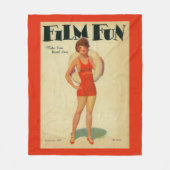 フィルムのおもしろいの雑誌カバー2 フリースブランケット (正面)