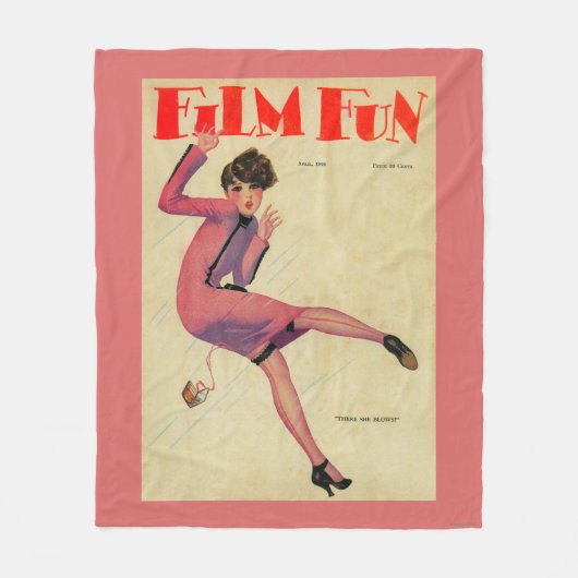フィルムのおもしろいの雑誌カバー フリースブランケット (正面)