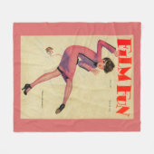 フィルムのおもしろいの雑誌カバー フリースブランケット (正面(横))