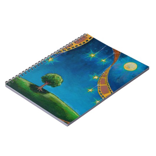 フィルムのための芸術ジャーナルは映画恋人の写真を磨きます ノートブック (左側)