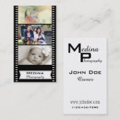 フィルムのストリップの写真撮影の名刺 名刺 (正面/裏面)