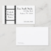 フィルムのストリップの名刺 名刺 (正面/裏面)