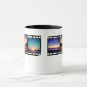 フィルムのストリップのinstagramの写真のマグ マグカップ (中央)