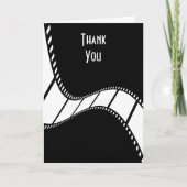 フィルムのストリップは感謝していしています サンキューカード (正面)