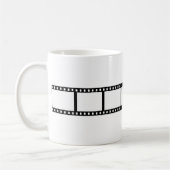 フィルムのストリップ コーヒーマグカップ (左)